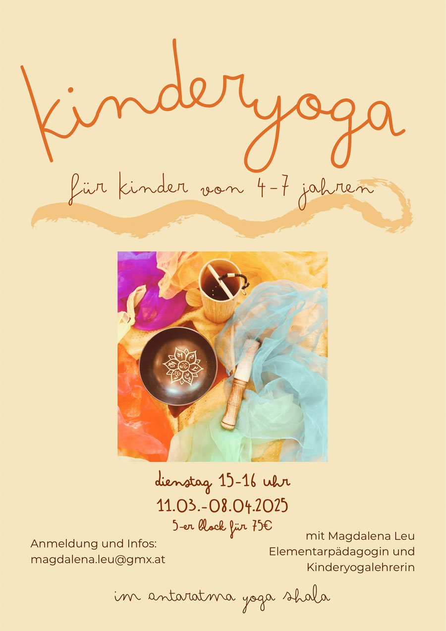 Flyer Kinderyoga Herbst 2022